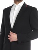 Single-breasted suit with single button