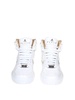 Snaekers Hi Top In Pelle Bianca - Bianco / 44