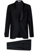 Black Virgin Wool Tuxedo Suit