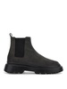 Chelsea round-toe suede boots