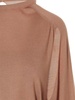 Cut out insert top sweater