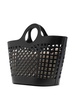 Colmado Cut-Out Leather Tote Bag