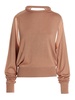 Cut out insert top sweater