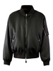 Hogan Black/Green Reversible Bomber Jacket Clothing