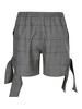 Short trousers in gray check