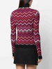 Zig-zag motif jumper