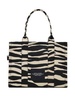 The Large Zebra Canvas  Tote