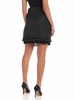 Sparkle Boucle skirt in black