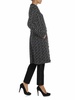 Overcoat in textured knitted fabric