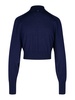 'ULULATO' BLUE VIRGIN WOOL TURTLENECK SWEATER