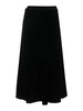 Velvet long skirt