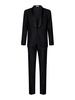 Black Virgin Wool Tuxedo Suit