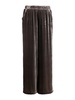 Wide leg velvet trousers