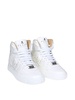 Snaekers Hi Top In Pelle Bianca - Bianco / 44