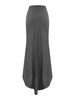 Long Asymmetric Skirt In Wool Blend