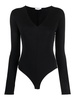 V-neck bodysuit