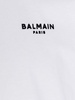 Balmain Cotton T-Shirt With Black Front Logo Print