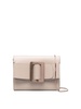 Buckle detailed cross body bag