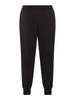 Black Cotton Track Pants