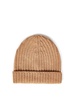 Fishermans Rib-Stitched Cashmere Knit Beanie