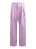 Lilac wide leg trousers