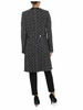 Overcoat in textured knitted fabric