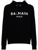 Balmain Logo Printed Drawstring Hoodie