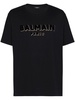 BALMAIN Foil and Flock T-Shirt for Men - SS23 Collection