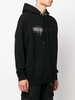 rhinestone-embellished logo print hoodie