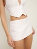 Mia Low Waist Linen Skort