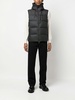 Padded Vest Hooded Black