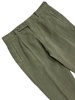 Positano Lyocell Linen Pleated Chino Pants In Green