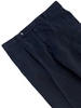 Positano Lyocell Linen Pleated Chino Pants In Navy