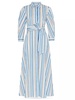 Jutta Striped Midi Shirt Dress 24132214422 Col 003