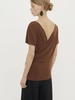 Terracotta Crepe Top