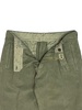 Positano Lyocell Linen Pleated Chino Pants In Green