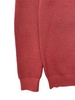 Crepe Cotton Crewneck Sweater In Cayenne Red