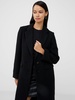 Fawn Felt Single Breasted Coat Black |