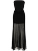 David Koma Strapless Evening Dress