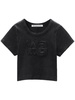 Alexander Wang T-Shirt With Crop Application