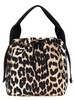 Leopard Tech Pouch Hand Bags Multicolor