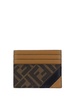 Brown FF Monogram Cardholder Man Fendi