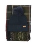 Barbour "Dover" Beanie And Scarf Set