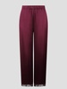 Satin wide trousers