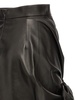 Alexander Mcqueen Maxi Bow Leather Skirt