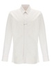 Metal Clip Shirt Shirt, Blouse White