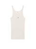 Ribbed oragnic cotton tank top