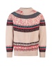 Sacai Logo Intarsia Crewneck Sweater