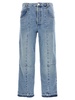 Isabel Marant Najet Patchwork Straight-Leg Jeans