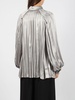 Satin pleated shirt